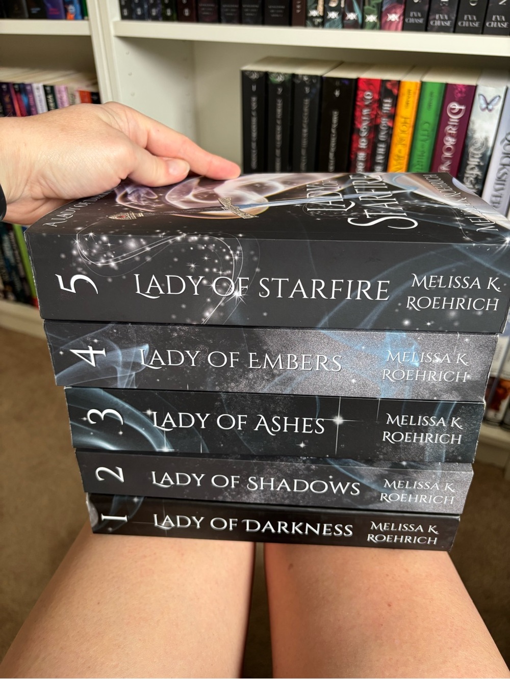 Lady Of Darkness Series Indie Edition Paperbacks by Melissa K Roehrich